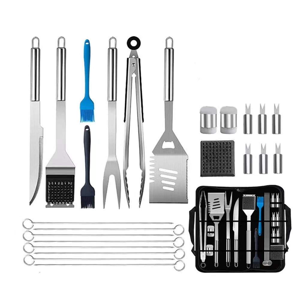 Camping BBQ Tool Set Stainless Steel BBQ Tool