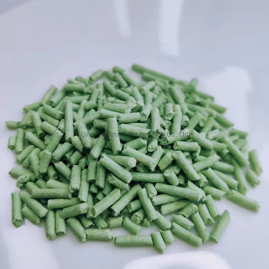 Kätzchenlieblings-Katzenstreu mit nicht klebrigem, rohem, natürlichem Matcha-Grüntee/Aloe-Vera-Tofu